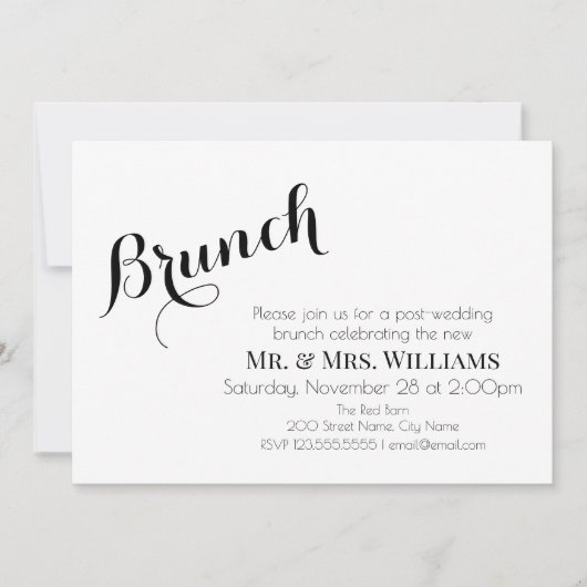 ポスト結婚ブランチ (正面)