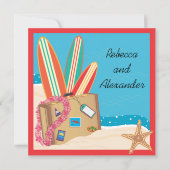 ポスト結婚披露宴の宛先招待状 招待状 (正面)