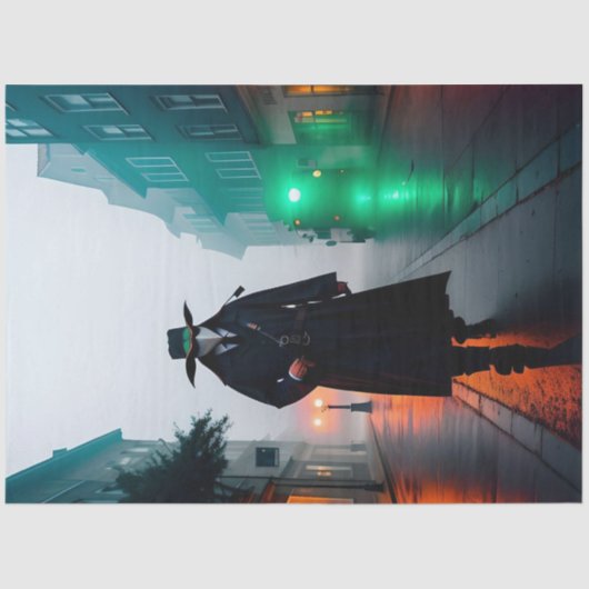 ポスト黙示録モダン日霧のペスト医師 薄葉紙 (正面)