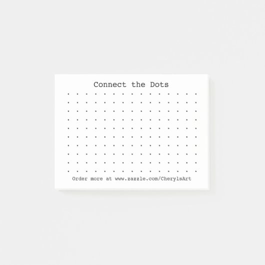 ポスト・イットの点のゲームを接続して下さい ポストイット (正面)