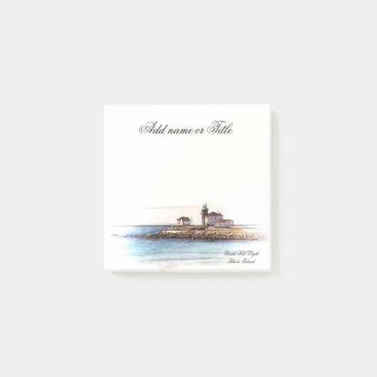 ポスト・イットの腕時計の丘の灯台ロードアイランド ポストイット (正面)