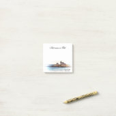 ポスト・イットの腕時計の丘の灯台ロードアイランド ポストイット (デスク上)