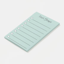 ポスト・イットを忘れないで下さい