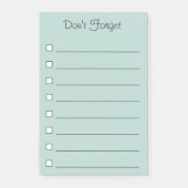 ポスト・イットを忘れないで下さい ポストイット (正面)