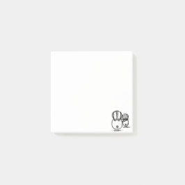 ポスト・イットノート |かわいいカップルのバニー ポストイット