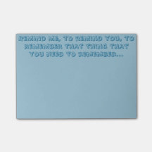 ポスト・イット思い出させて下さい