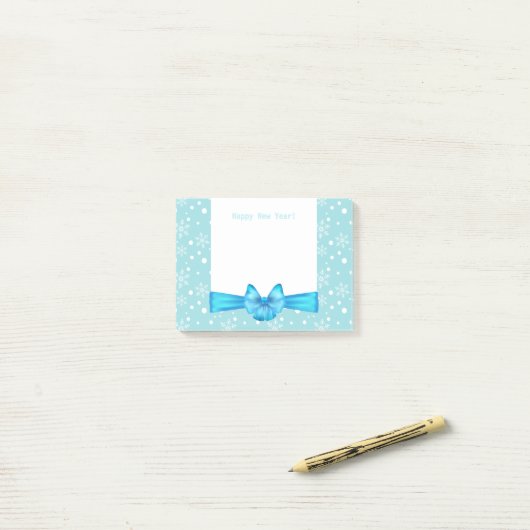 ポスト・イット-メリークリスマス及び明けましておめでとう! ポストイット (デスク上)