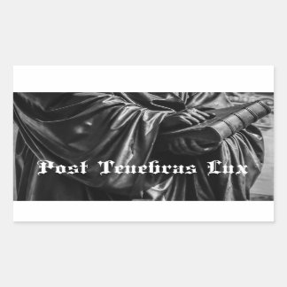 ポスト・テネブラス・ラックスステッカー 長方形シール