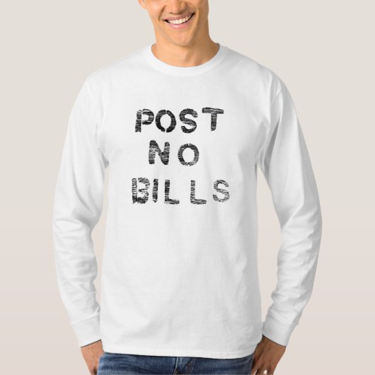 ポスト・ノー・ビルズ Tシャツ (正面)