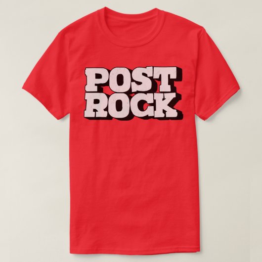 ポスト・ロック Tシャツ (デザイン正面)