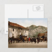 ポストCetinje Montenegroの到着 ポストカード (正面/裏面)