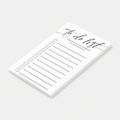 ポストItに関するメモをリストするミニマリスト ポストイット (アングル)