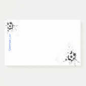 ポストItノートパッドショッピングリストサッカーボール ポストイット (正面)