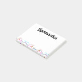 ポストItメモ – 体操4" x 3" ポストイット (アングル)