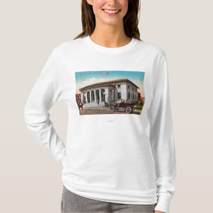 ポストOfficeSantaローザ、カリフォルニアの外観 Tシャツ