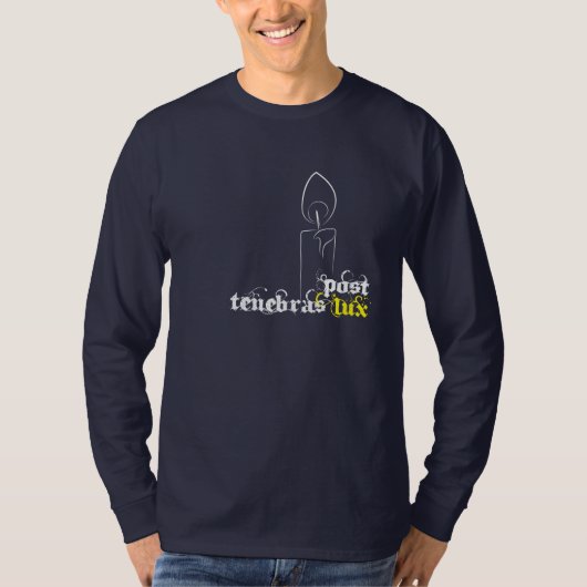 ポストTenebrasルクス/5 Solas Tシャツ (正面)