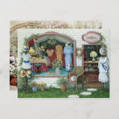 ポストtienda de ropaヴィンテージdibujada ポストカード (正面/裏面)