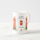 ポスパーソナライズされたトボックスポスタボーン中国マグ ボーンチャイナマグカップ (正面右)