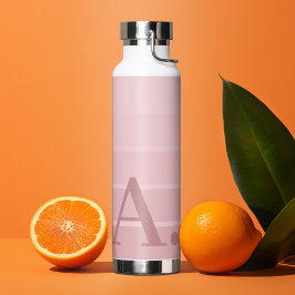 ポスピンクレトロストライプグラデーション – 巨大モノグラム ウォーターボトル