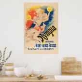 ポスフランスのター：女性の遊クラッシュ・シンバル ポスター (キッチン)