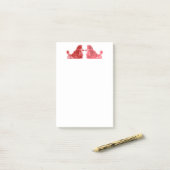 ポスプードルラブ ポストイット (デスク上)