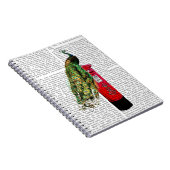 ポスボックス上の孔雀 ノートブック (右側)