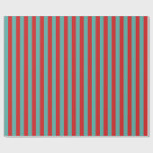 ポスボックス鮮やかマーメイドのストライプ ラッピングペーパー (フラット)