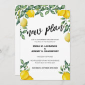 ポスポ結婚ーンの日付、レモンの新しい計画の発表 セーブザデート (正面/裏面)