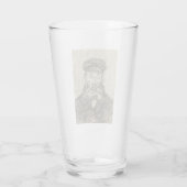 ポスマン・ジョセフ・ローリン(セピア・スケッチ) (by van ゴッホ) タンブラーグラス (裏面)