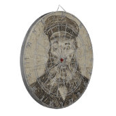 ポスマン・ジョセフ・ローリン（セピア・スケッチ） (by van ゴッホ) ダーツボード (正面左)