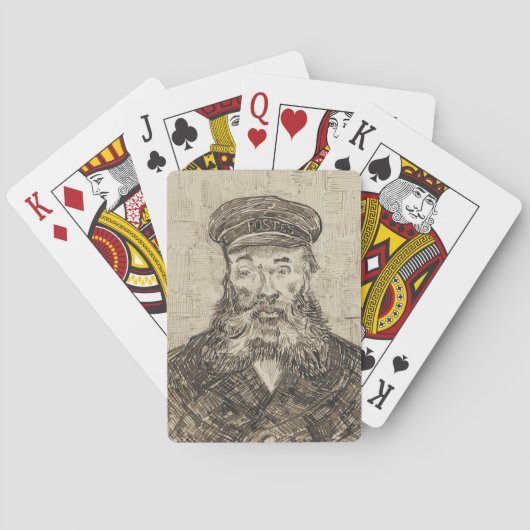 ポスマン・ジョセフ・ローリン（セピア・スケッチ） (by van ゴッホ) トランプ (裏面)