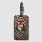 ポスムエレガントウィリアムモリスインスパイアフローラ ラゲッジタグ (正面縦)