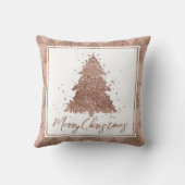 ポスメリークリスマス |グラムバラ金ゴールド赤面ツリー クッション (裏面)