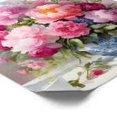 ポスモダンターの花の配置 ポスター (角)