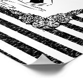 ポスワードロベルストライプのーム ポスター (角)