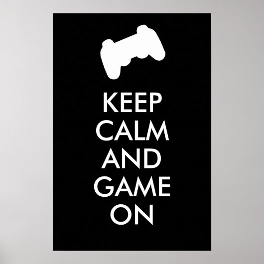 ポス保タに落ち着いてゲームをする ポスター (正面)