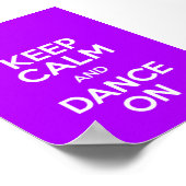 ポス保タに落ち着いて踊る ポスター (角)