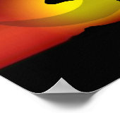 ポス保ターに落ち着いてヨガ ポスター (角)