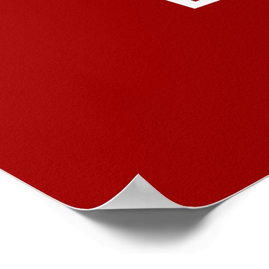 ポス保タープリントで落ち着いて焼く ポスター (角)