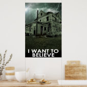 ポス信じタ-幽霊スタイル ポスター (キッチン)