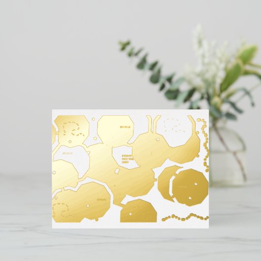 ポス信じトカード 箔シーズンポストカード (立ち正面)