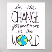 ポス感動的ター – 変化である ポスター (正面)