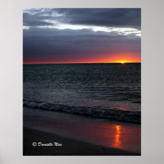 ポス白熱［赤熱］光を放つター ポスター