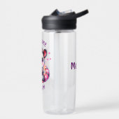 ポス素晴らしム | かわいい漫画のオポッサム ウォーターボトル (左面)