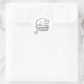 ポス素晴らしム ラウンドシール (バッグ)