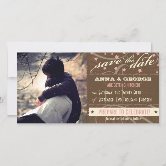 ポス素朴ター:ストロベリームース日付を保存 セーブザデート (正面)