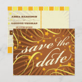 ポス素朴ター：トロピカルサン日付を保存 案内ポストカード (正面/裏面)