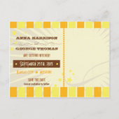 ポス素朴ター：トロピカルサン日付を保存 案内ポストカード (裏面)