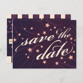 ポス素朴ター：ナスの夢の日付を保存 案内ポストカード (正面/裏面)