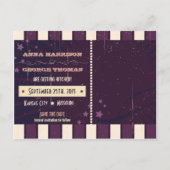 ポス素朴ター：ナスの夢の日付を保存 案内ポストカード (裏面)